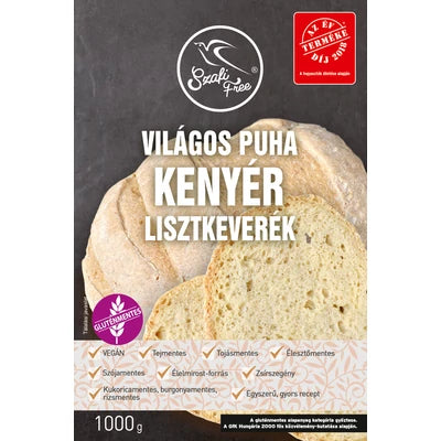 Világos puha kenyér liszkev. (gltm.) 1kg