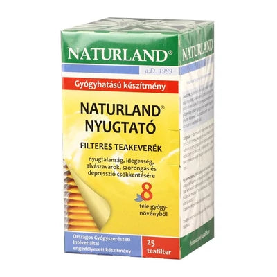 Nyugtató teakeverék 25x1,5g Naturland