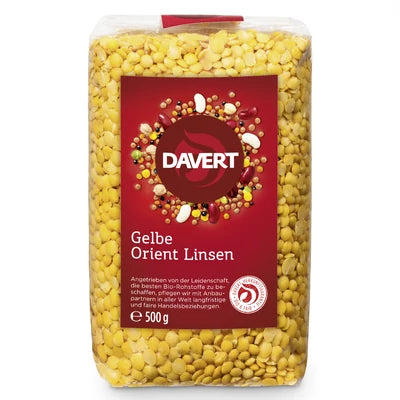 Sárgalencse BIO 500g Davert
