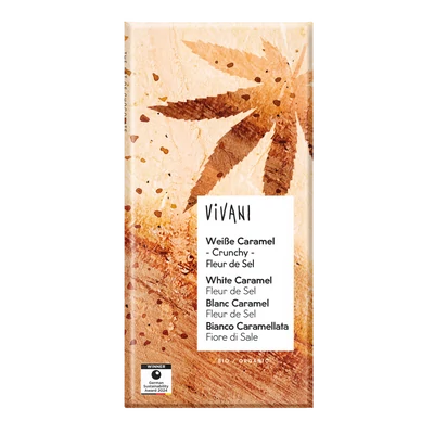 Fehércsokoládé karamell-kenderm. BIO 80g