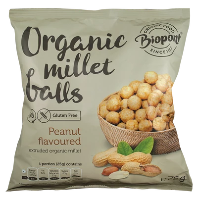 Extrudált kölesgolyó földimogy. BIO 75g