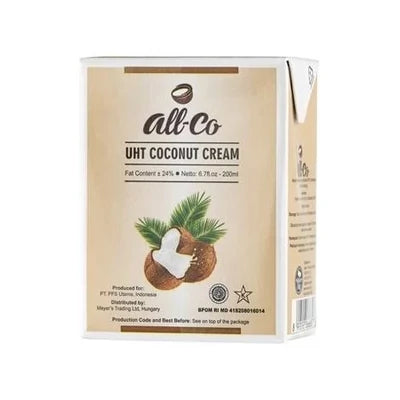 Kókusztejszín 200ml AllCo