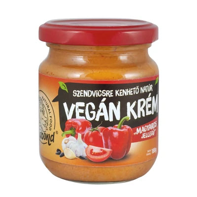 Vegán krém magyaros 180g Vegabond